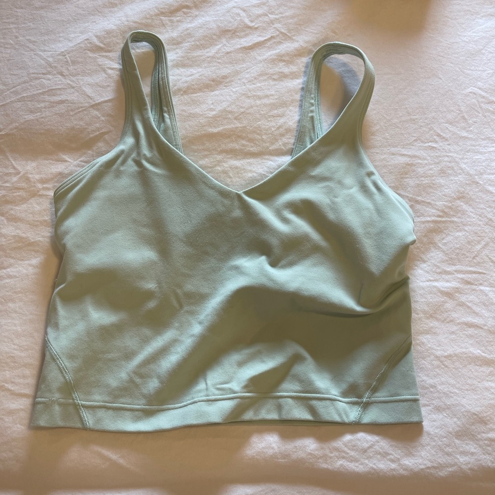 Lululemon align tank size 2. Condition is good (flaws pictured)